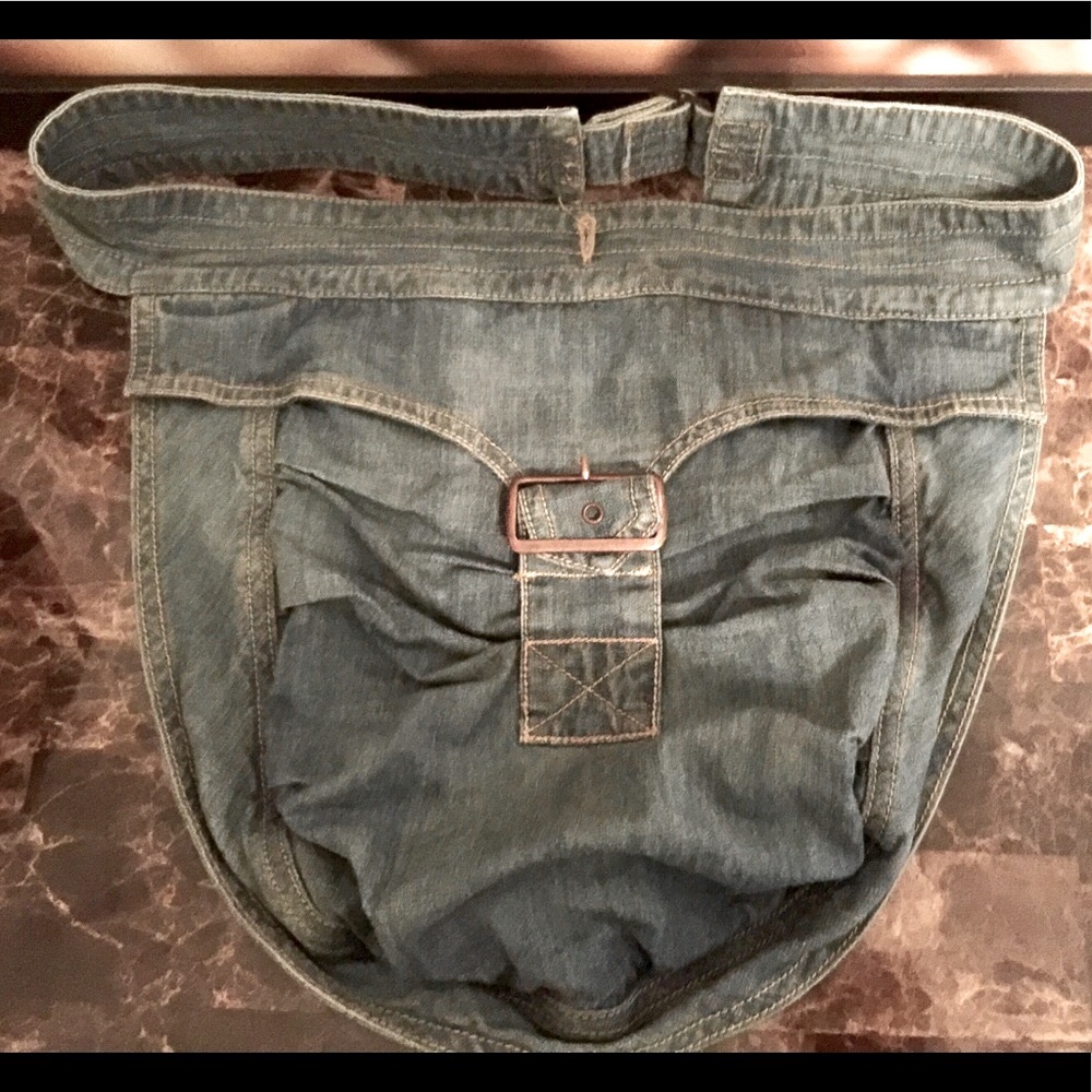 Vintage Denim Large Fanny Bag/Unisex’s